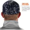 image:imageErgodyne Chill Its 6630 Skull Cap Lined with Terry Cloth Sweatband Sweat Wicking BlueNavy Western