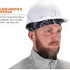 image:imageErgodyne Chill Its 6630 Skull Cap Lined with Terry Cloth Sweatband Sweat Wicking BlueNavy Western