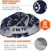 image:imageErgodyne Chill Its 6630 Skull Cap Lined with Terry Cloth Sweatband Sweat Wicking BlueNavy Western3pk