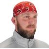 image:imageErgodyne Chill Its 6630 Skull Cap Lined with Terry Cloth Sweatband Sweat Wicking BlueRed Western3pk