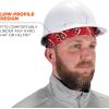 image:imageErgodyne Chill Its 6630 Skull Cap Lined with Terry Cloth Sweatband Sweat Wicking BlueRed Western3pk