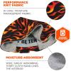 image:imageErgodyne Chill Its 6630 Skull Cap Lined with Terry Cloth Sweatband Sweat Wicking BlueYellow  Orange   Black