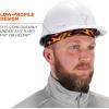 image:imageErgodyne Chill Its 6630 Skull Cap Lined with Terry Cloth Sweatband Sweat Wicking BlueYellow  Orange   Black