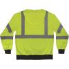 image:imageErgodyne UnisexAdult Glowear 8311bk Essential Hivis Hooded Sweatshirt  Type R Class 3 Black BottomLime