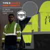 image:imageErgodyne UnisexAdult Glowear 8311bk Essential Hivis Hooded Sweatshirt  Type R Class 3 Black BottomLime