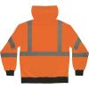 image:imageErgodyne UnisexAdult Glowear 8311bk Essential Hivis Hooded Sweatshirt  Type R Class 3 Black BottomOrange