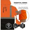 image:imageErgodyne UnisexAdult Glowear 8311bk Essential Hivis Hooded Sweatshirt  Type R Class 3 Black BottomOrange