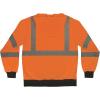 image:imageErgodyne UnisexAdult Glowear 8311bk Essential Hivis Hooded Sweatshirt  Type R Class 3 Black BottomOrange