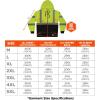 image:imageErgodyne UnisexAdult Glowear 8312bk Essential Hivis Hooded Zipup Sweatshirt  Type R Class 3 Black BottomLime