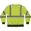 image:imageErgodyne UnisexAdult Glowear 8312bk Essential Hivis Hooded Zipup Sweatshirt  Type R Class 3 Black BottomLime