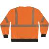 image:imageErgodyne unisexadult Glowear 8317bk Performance Hivis Hooded Sweatshirt  Type R Class 3 Black BottomOrange