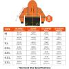 image:imageErgodyne unisexadult Glowear 8317bk Performance Hivis Hooded Sweatshirt  Type R Class 3 Black BottomOrange
