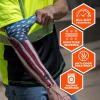 image:imageErgodyne unisexadult Sun Protection Arm Sleeves PairAmerican Flag
