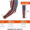 image:imageErgodyne unisexadult Sun Protection Arm Sleeves PairAmerican Flag