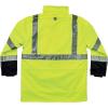 image:imageHigh Visibility Reflective Thermal Jacket Set Includes Outer Rain Shell amp Thermal Jacket with Zip Off SleevesLime