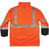 image:imageHigh Visibility Reflective Thermal Jacket Set Includes Outer Rain Shell amp Thermal Jacket with Zip Off SleevesOrange