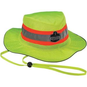 image:imageErgodyne Small  Medium HiViz Lime ChillIts 8935CT Advanced PVA Evaporative Ranger Hat With Reflective Stripes