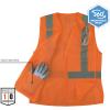 image:imageErgodyne GloWear 8215BAWS Womens High Visibility Vest Breakaway Shoulders and Sides Type R Class 2 Hook amp Loop Hi Vis Vests for Women