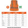 image:imageErgodyne GloWear 8247ZWS Womens High Visibility Surveyor Vest 4 Pockets Type R Class 2 Zipper HiVis Vests for Women