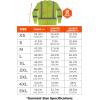 image:imageErgodyne UnisexAdult Glowear 8368 Essential Hivis Long Sleeve TShirt  Type R Class 3Lime