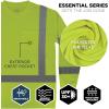 image:imageErgodyne UnisexAdult Glowear 8368 Essential Hivis Long Sleeve TShirt  Type R Class 3Lime