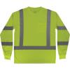 image:imageErgodyne UnisexAdult Glowear 8368 Essential Hivis Long Sleeve TShirt  Type R Class 3Lime