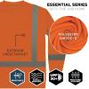 image:imageErgodyne UnisexAdult Glowear 8368 Essential Hivis Long Sleeve TShirt  Type R Class 3Orange