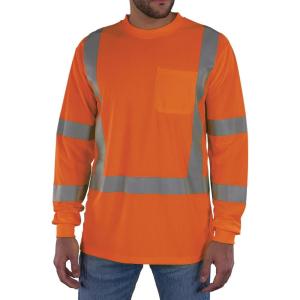 image:imageErgodyne UnisexAdult Glowear 8368 Essential Hivis Long Sleeve TShirt  Type R Class 3Orange