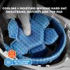 image:imageErgodyne ChillIts 6614 Hard Hat Sweatband Top Pad amp Ratchet Pad Moisture Wicking Sweatbands Cooling Accessories for Hard Hats