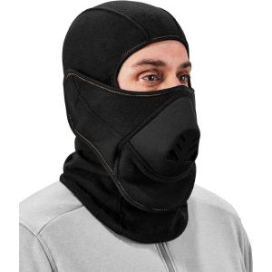 image:imageErgodyne NFerno 6970 Balaclava with Detachable Heat Exchanger Face Mask Winter Ski Mask Black