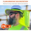 image:imageErgodyne ChillIts 6662 FR Hard Hat Sun Shade with Neck Shade Universal Design to fit Hard Hats and Safety Helmets