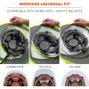 image:imageErgodyne ChillIts 6662 FR Hard Hat Sun Shade with Neck Shade Universal Design to fit Hard Hats and Safety Helmets