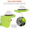 image:imageErgodyne ChillIts 6662 FR Hard Hat Sun Shade with Neck Shade Universal Design to fit Hard Hats and Safety Helmets