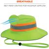 image:imageErgodyne Chill Its 8935CT Cooling Ranger Sun Hat PVA Cooling Relief High Visibility Reflective