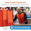 image:imageErgodyne ChillIts 6260 Lightweight Phase Change Cooling Vest with Rechargeable PacksOrange