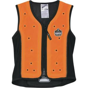 image:imageErgodyne ChillIts 6685 Evaporative Cooling Vest Drip Free Cooling Breathable Comfort Easy ActivationOrange