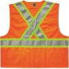 image:imageErgodyne  26183 GloWear 8235ZX ANSI TwoTone High Visibility Orange Safety Vest with XBack Small MediumSmallMedium