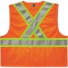 image:imageErgodyne  26183 GloWear 8235ZX ANSI TwoTone High Visibility Orange Safety Vest with XBack Small MediumXXLarge3XLarge