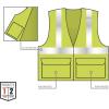 image:imageErgodyne GloWear 8220Z High Visibility Reflective Safety Vest ANSI Rated Zipper ClosureLime