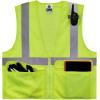 image:imageErgodyne GloWear 8220Z High Visibility Reflective Safety Vest ANSI Rated Zipper ClosureLime