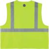 image:imageErgodyne GloWear 8225Z ANSI High Visibility Lime Solid Reflective Safety Vest Zipper Closure SmallMedium