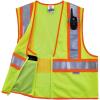 image:imageErgodyne GloWear 8230Z ANSI TwoTone High Visibility Lime Reflective Safety Vest SmallMediumLime