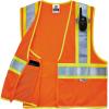 image:imageErgodyne GloWear 8230Z ANSI TwoTone High Visibility Lime Reflective Safety Vest SmallMediumOrange