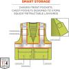 image:imageErgodyne GloWear 8231TVK Unisex Adult Tool Tethering Safety Vest Kit Includes 3 Tool LanyardsLime