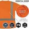image:imageErgodyne Unisex Adult Glowear 8274 Womens Essential Hivis TShirt  Type R Class 2Orange