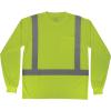 image:imageErgodyne Unisex Adult Glowear 8284 Essential Hivis Long Sleeve TShirt  Type R Class 2Lime