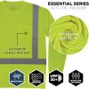 image:imageErgodyne Unisex Adult Glowear 8284 Essential Hivis Long Sleeve TShirt  Type R Class 2Lime