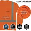 image:imageErgodyne Unisex Adult Glowear 8284 Essential Hivis Long Sleeve TShirt  Type R Class 2Orange