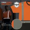 image:imageErgodyne Unisex Adult Glowear 8286bk Essential Hivis TShirt  Type R Class 2 Black BottomOrange