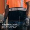 image:imageErgodyne Unisex Adult Glowear 8286bk Essential Hivis TShirt  Type R Class 2 Black BottomOrange